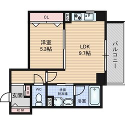 インテリジェンス御堂の物件間取画像